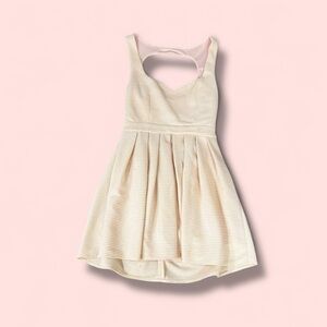 Cream Sleeveless Dress